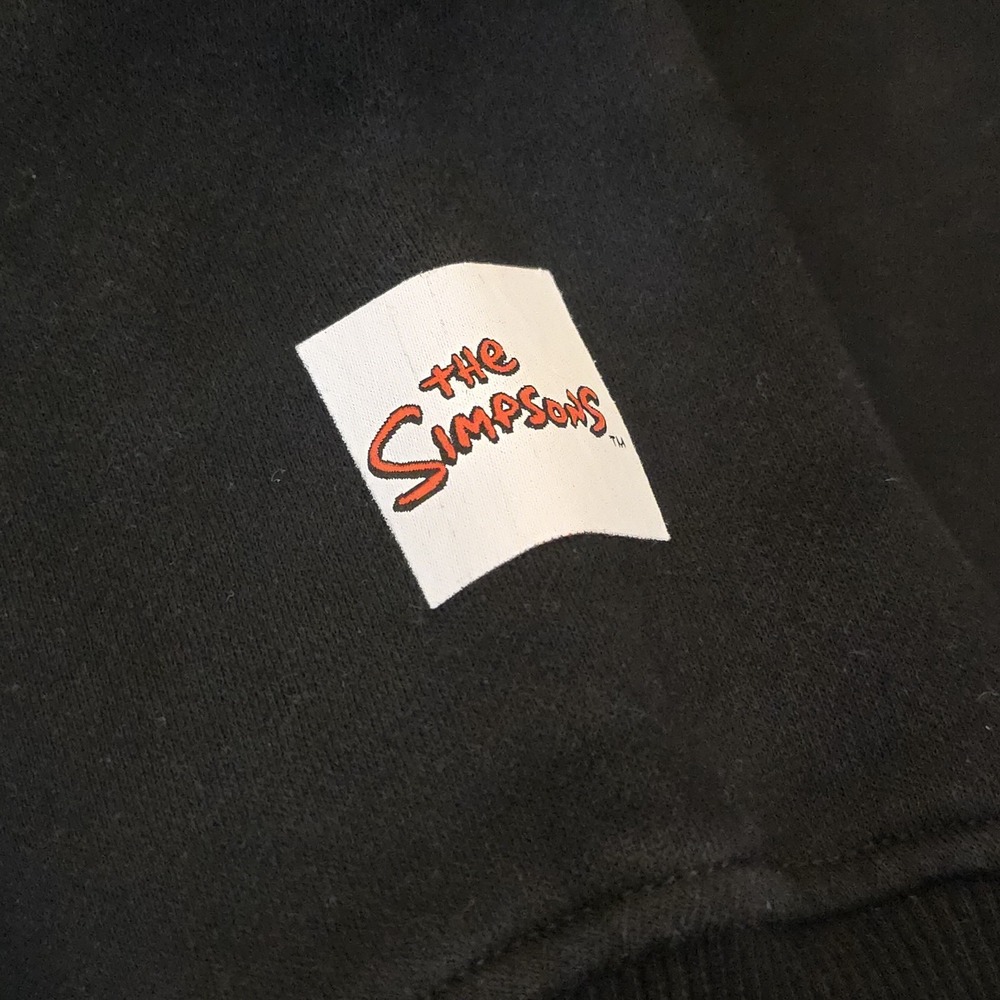 he Simpsons Freeze Max Polished Punk Bart Sweatshirt L Black Pullover - Picture 10 of 13